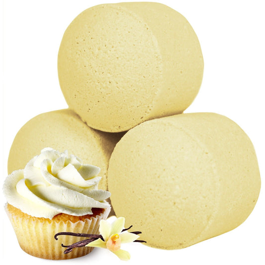 1.3Kg Box of Chill Pills (Mini Bath Bombs) - Vanilla Cup Cake Box of Chill Pills 1.3Kg - Bath Indulgence