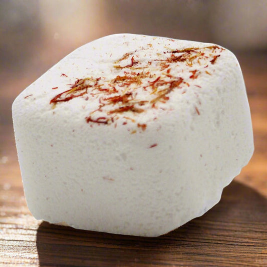 5 x Aromatherapy Shower Steamers Bergamot Clary Sage Lavender Safflower Petals 60g - UK Handmade - Bath Indulgence