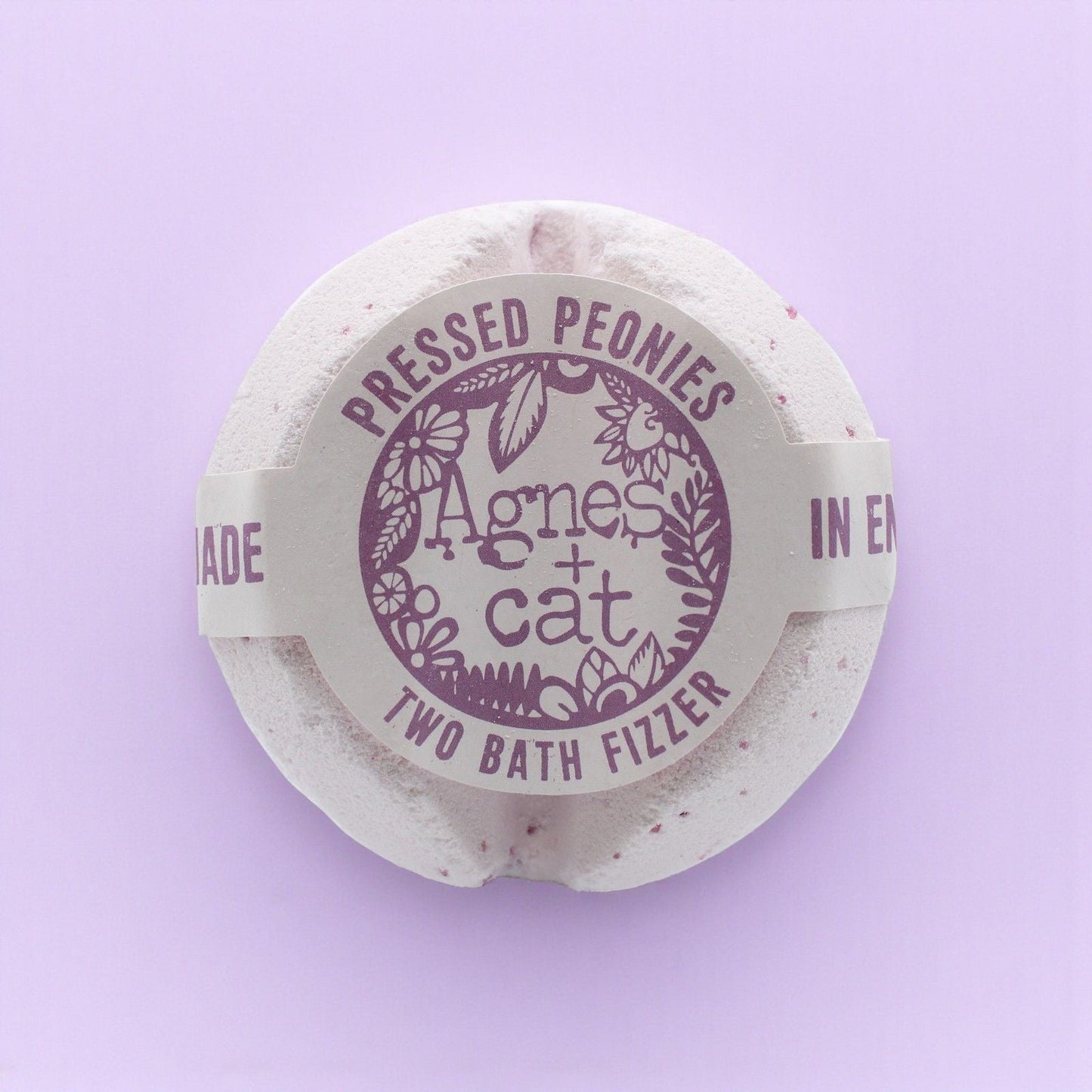 Agnes + Cat Bath Fizzer - Pressed Peonies Agnes + Cat Bath Fizzers - Bath Indulgence