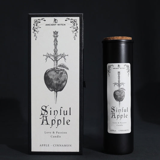 Ancient Witch Ritual Candles - Sinful Apple Ancient Witch Ritual Candles - Bath Indulgence