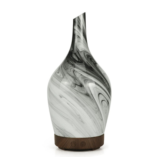 Aroma Atomiser - Glass Abstract Grey USB Aroma Diffusers - Bath Indulgence