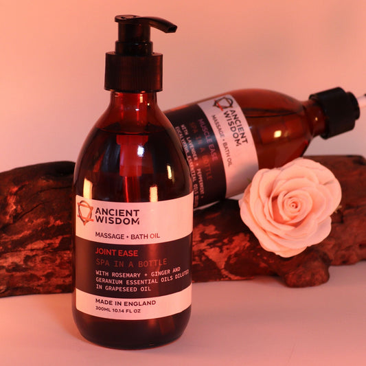 Aromatherapy Massage and Bath Oil - Joint Ease 300ml Massage & Bath Oils - 300ml (With Pump) - Bath Indulgence