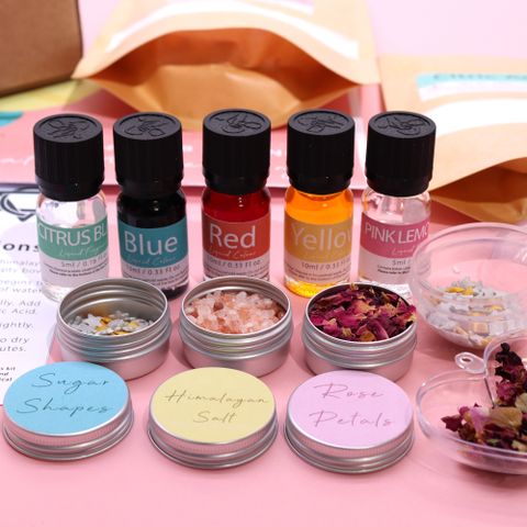 Bath Bomb Kit - Pink Lemonade & Citrus Blast - Bath Indulgence
