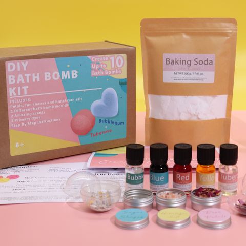 Bath Bomb Kit - Rose & Bubblegum - Bath Indulgence