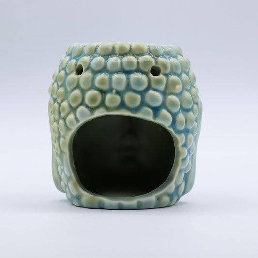 Buddha Oil Burner - Blue Classic Buddha Oil Burners - Bath Indulgence