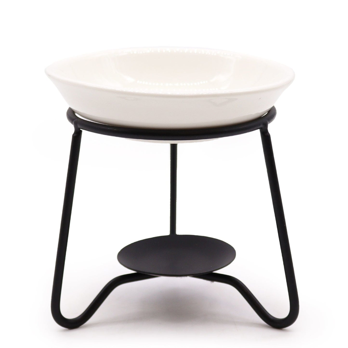 Ceramic & Metal Simple Stand Cool Designs Oil Burners - Bath Indulgence