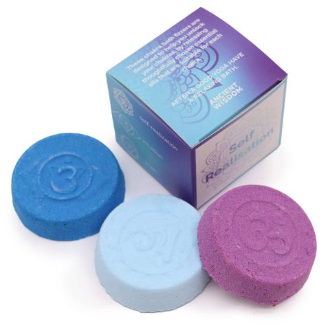 Chakra Bath Fizz - Small box - Self Realisation Chakra Bath Fizzers Sets - Bath Indulgence