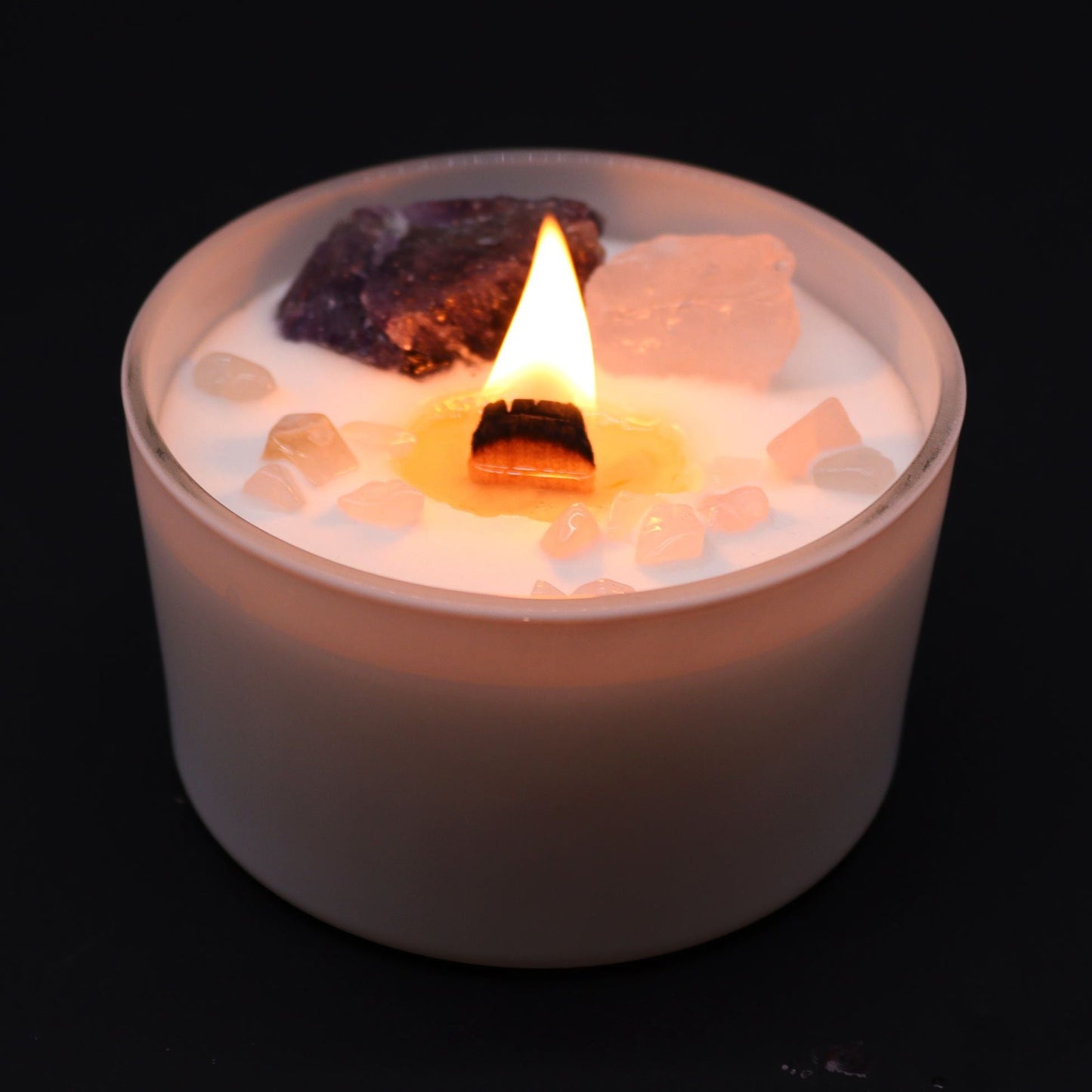 Chakra Crystal Candles - Third Eye Chakra Chakra Crystal Candles - Bath Indulgence