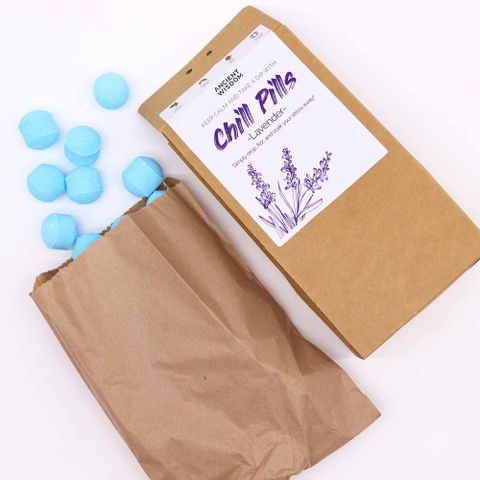 Chill Pills Gift Pack 350g - Lavender Chill Pill Gift Packs - Bath Indulgence