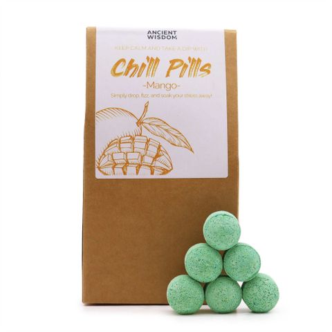 Chill Pills Gift Pack 350g - Mango Chill Pill Gift Packs - Bath Indulgence
