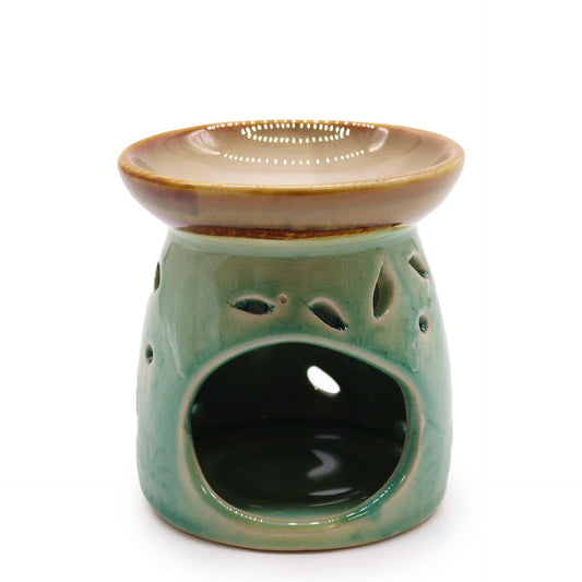 Classic Oil Burner - Blue Cool Designs Oil Burners - Bath Indulgence