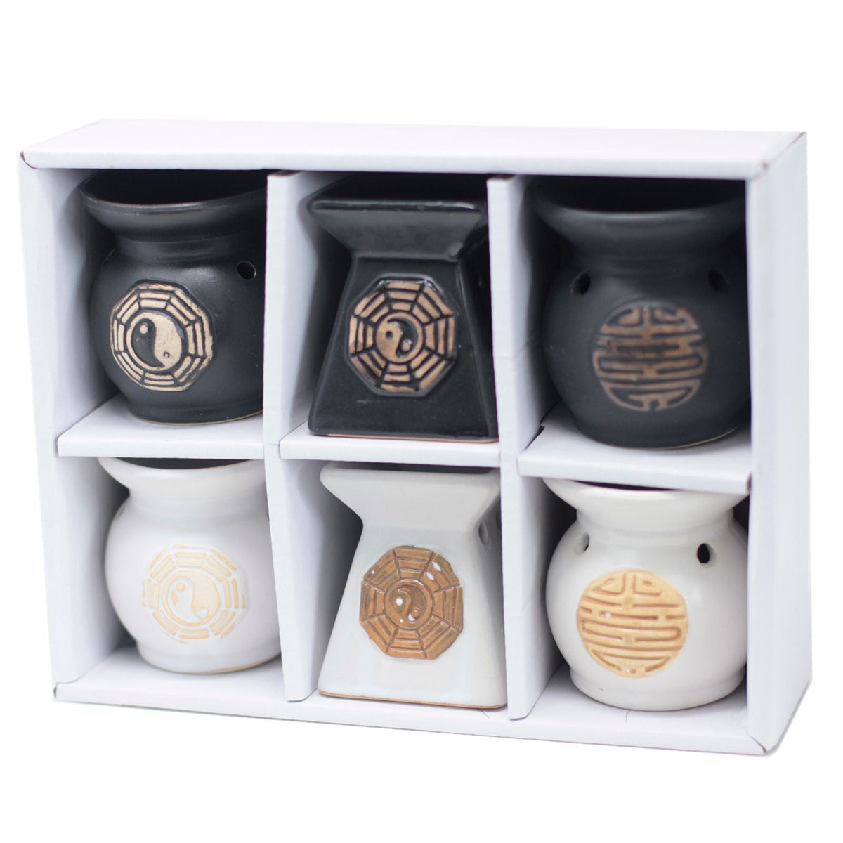 ClassicYin Yang Oil Burners (aast) Classic Rustic Oil Burners - Bath Indulgence