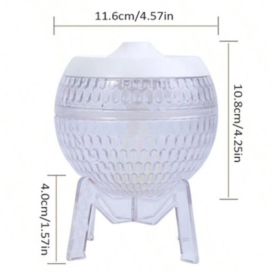 Clear Humidifer Mondo Planet - USB - Colour Change (down light) Aroma Diffusers - Bath Indulgence