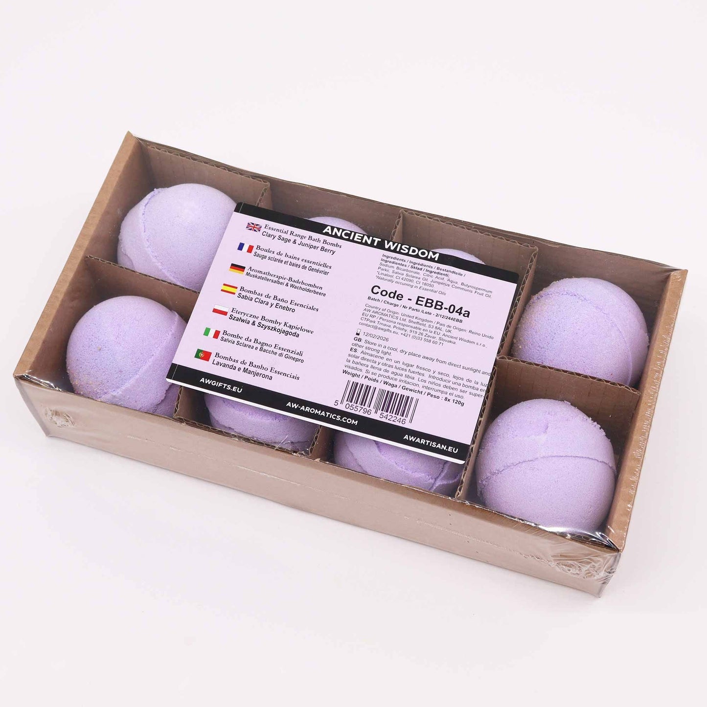 Essential Oil Bath Bomb - Clary Sage & Juniper Essential Oils Bath Bombs - Bath Indulgence