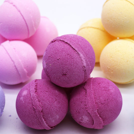 Essential Oil Bath Bomb - Ylang Ylang & Ginger Essential Oils Bath Bombs - Bath Indulgence