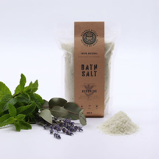 Greenman Rituals Menthol Aromatherapy Epsom Bath Salt – Recovery Greenman Rituals Bath Salts - Bath Indulgence