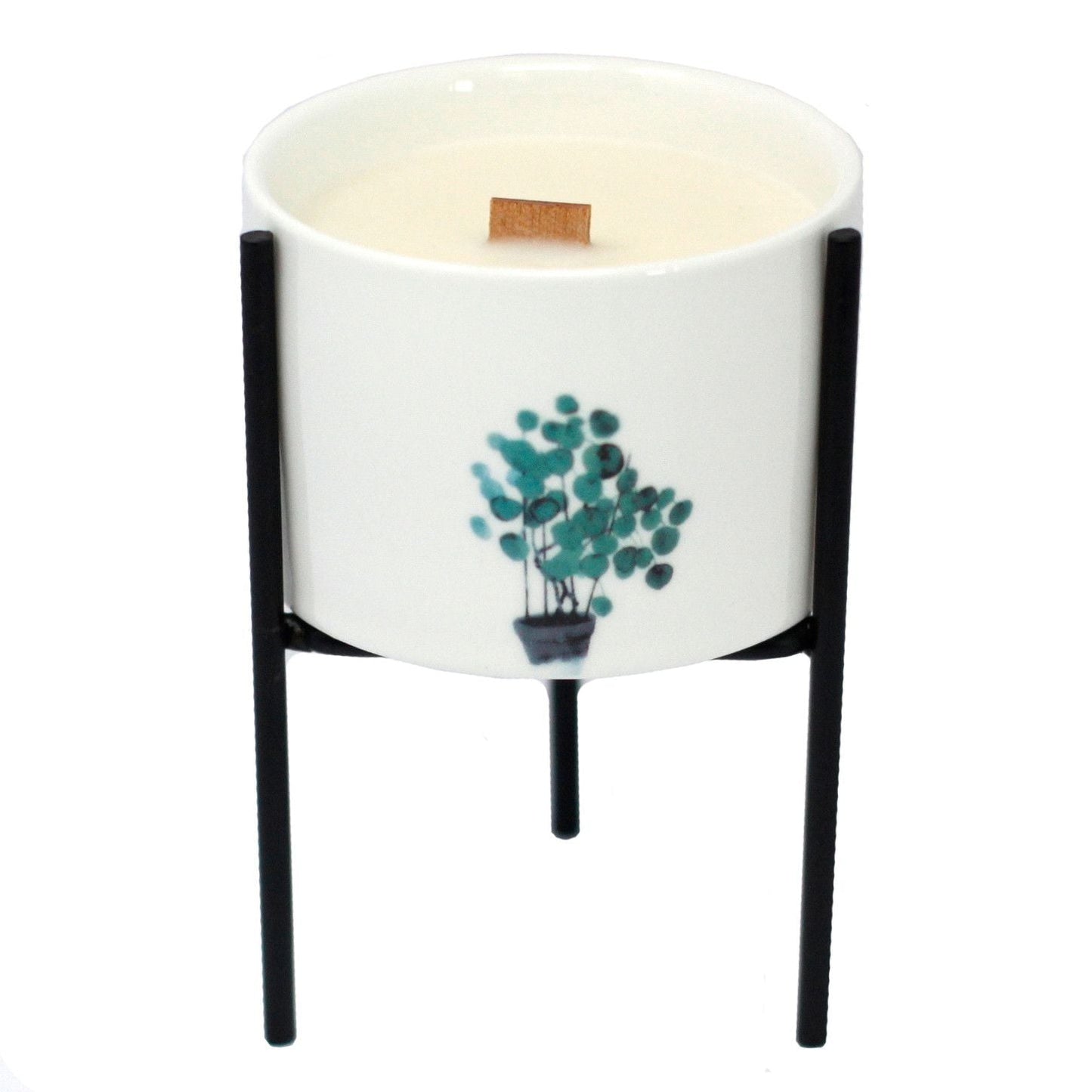 Iron Botanical Candle Holder Botanical Candles - Bath Indulgence