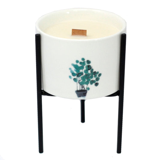 Iron Botanical Candle Holder Botanical Candles - Bath Indulgence