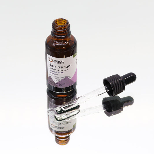 Lavender Organic Hair Serum 30ml - Handmade In UK Vegan Premium Ingredients - Bath Indulgence