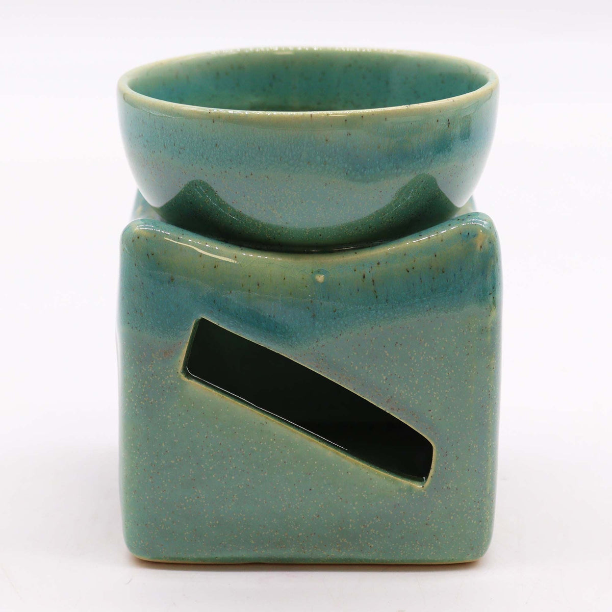 Lucky Coin Large Oil Burner - Jade Cool Designs Oil Burners - Bath Indulgence
