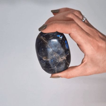 Madagascar Labradorite Tomb Stone (approx 80 - 100gms 50 - 70mm) Madagascar Labradorite Stones - Bath Indulgence