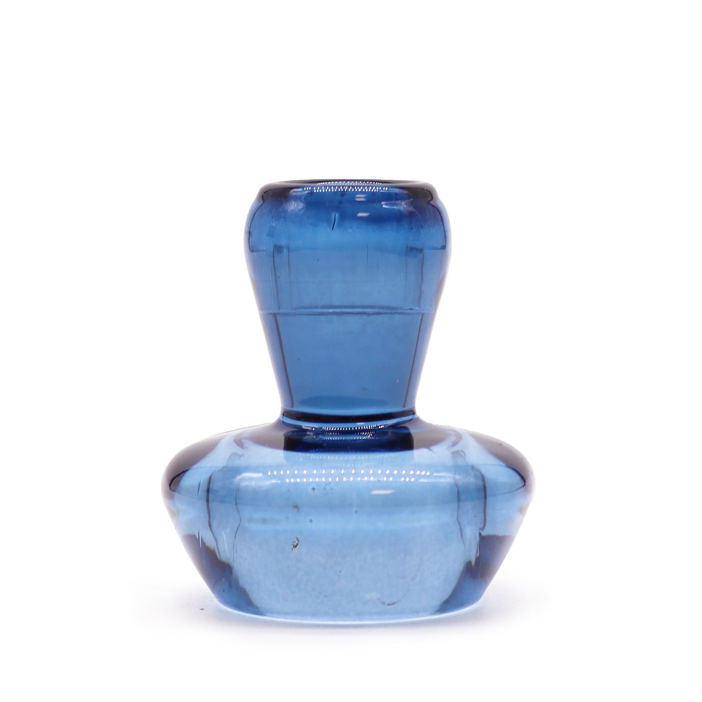 Mushroom Flip Dinner Candle / Tealight Holder - Royal Blue Glass Candle Holders & Jars - Bath Indulgence