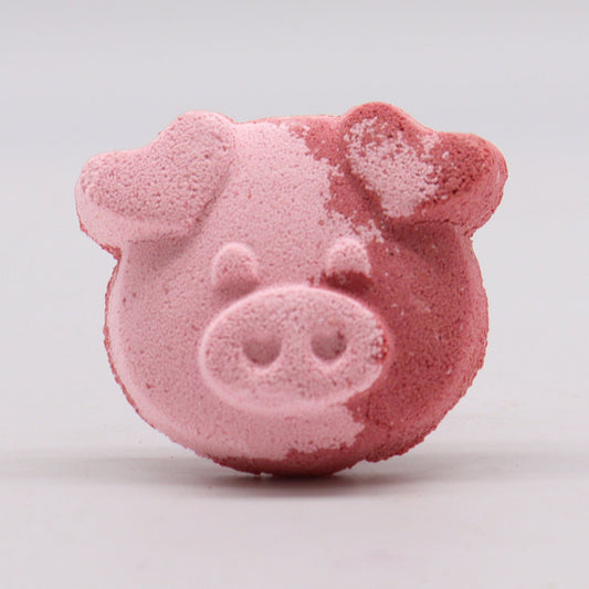 Pig Bathbomb 70g Shaped Bath Bombs for Kids - Bath Indulgence