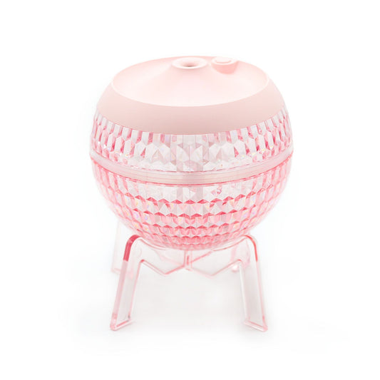 Pink Humidifer Mondo Planet - USB - Colour Change (down light) Aroma Diffusers - Bath Indulgence