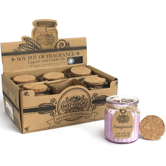 Pomegranate Soy Pot of Fragrance Candles Soy Pot of Fragrance Candle - Bath Indulgence
