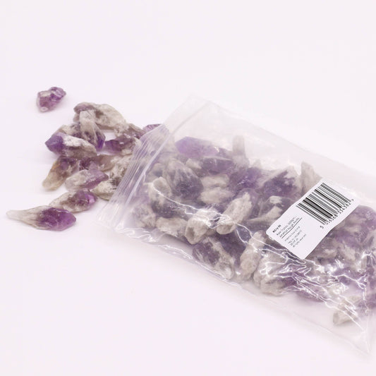 Raw Crystals (500gm) - Amethyst Rough Points Raw Crystals - Bath Indulgence