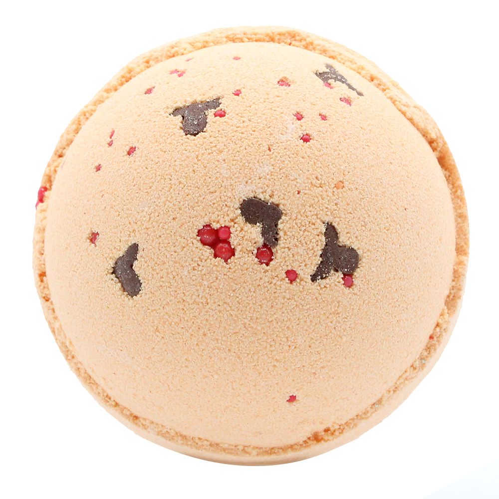 Reindeer and Red Nose Bath Bomb - Toffee & Caramel Jumbo Bath Bombs - 180g - Bath Indulgence