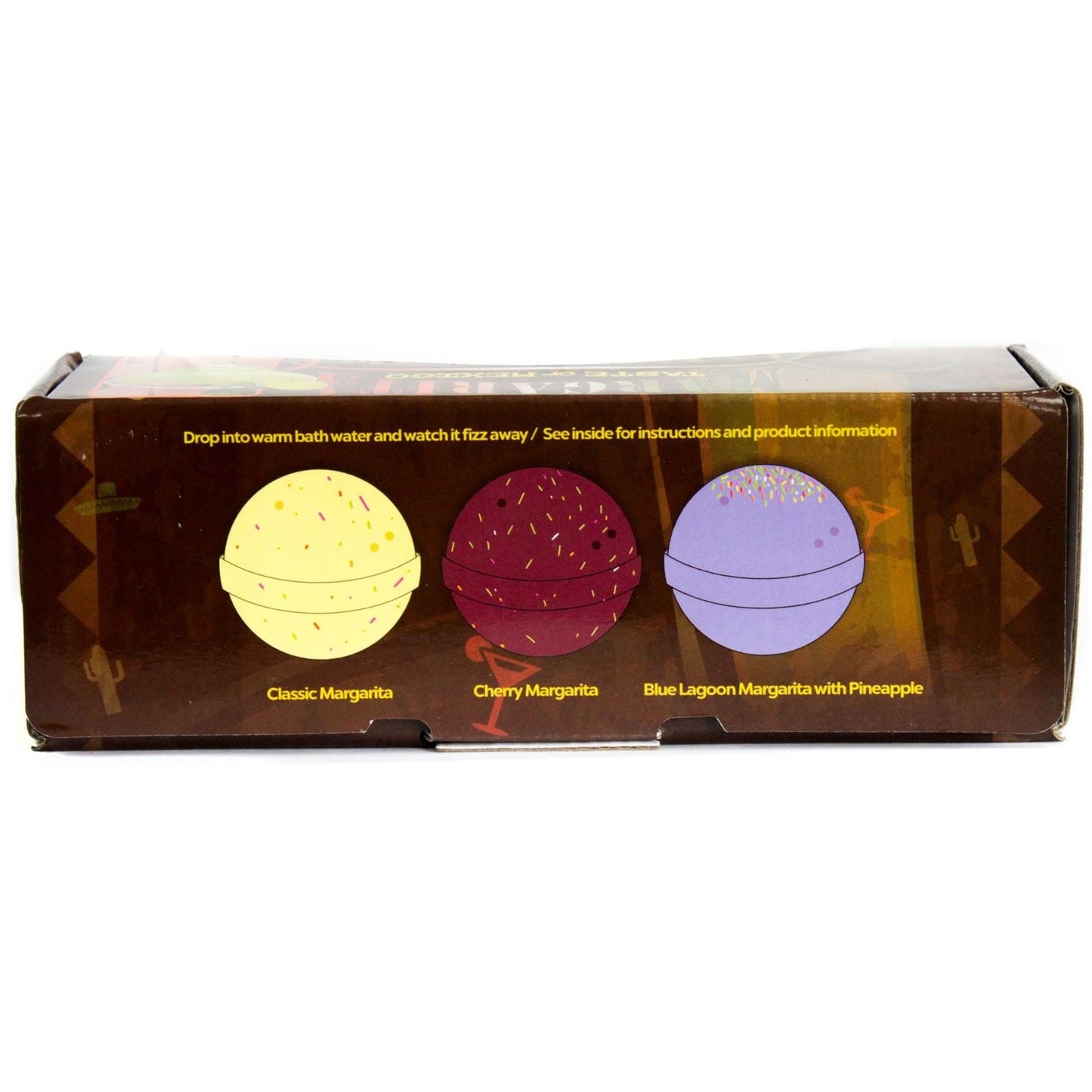Set of Three Margarita Bath Bombs Cocktail Bath Bombs - Bath Indulgence