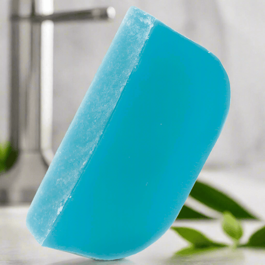 Tea Tree & Peppermint Argan Solid Shampoo 115g - Handmade Vegan Premium Ingredients - Bath Indulgence