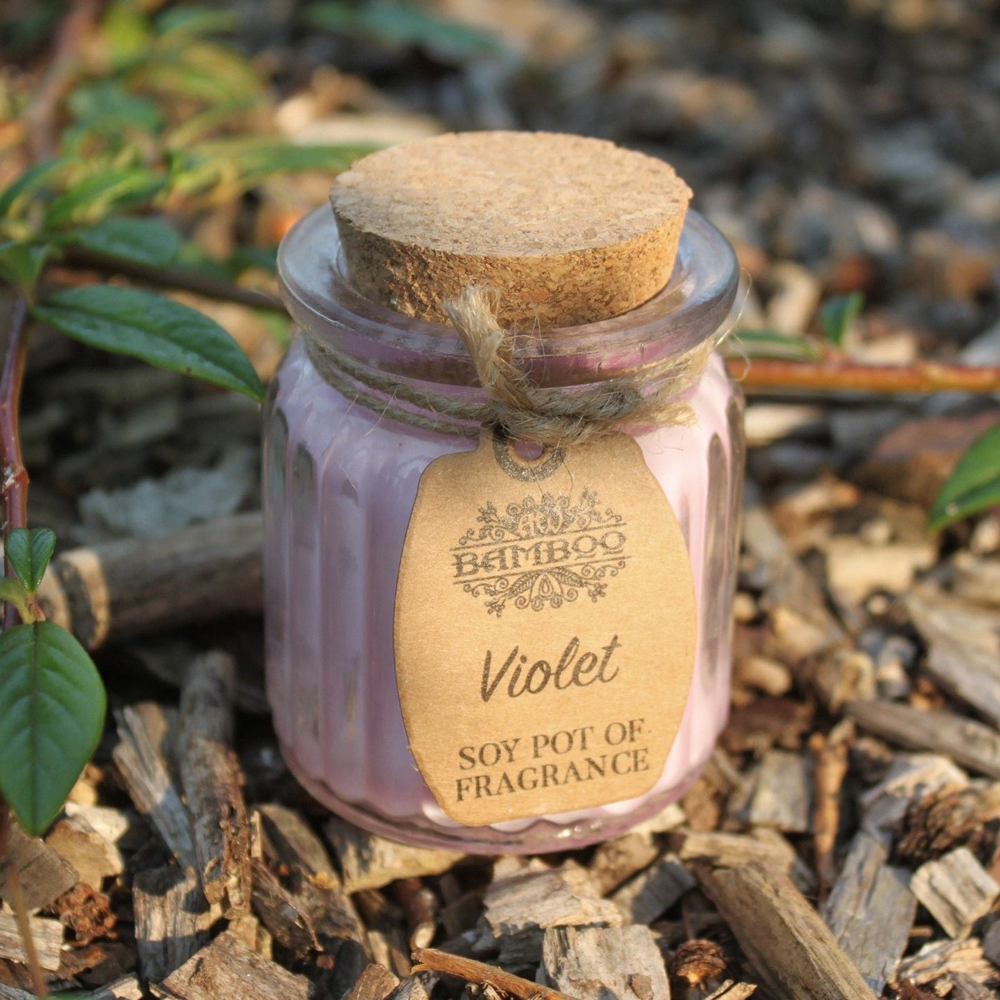 Violet Soy Pot of Fragrance Candles Soy Pot of Fragrance Candle - Bath Indulgence