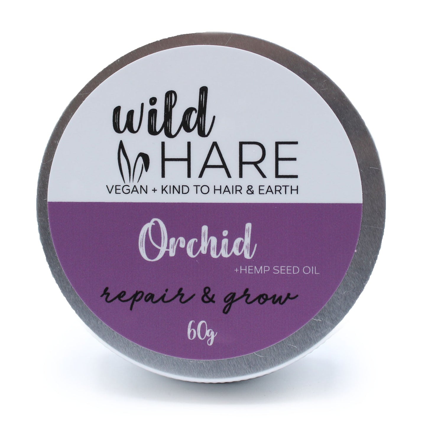 Wild Hare Orchid Solid Shampoo 60g - Handmade In UK Vegan Premium Ingredients - Bath Indulgence