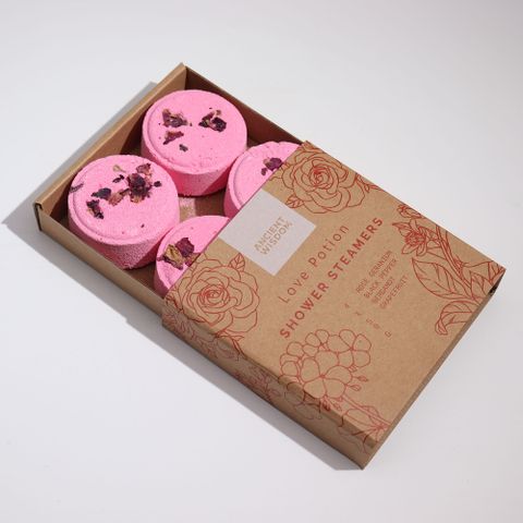 Zen Shower Steamers - Therapy Wellness Gift Set - Love Potion - Bath Indulgence