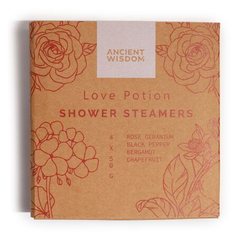 Zen Shower Steamers - Therapy Wellness Gift Set - Love Potion - Bath Indulgence
