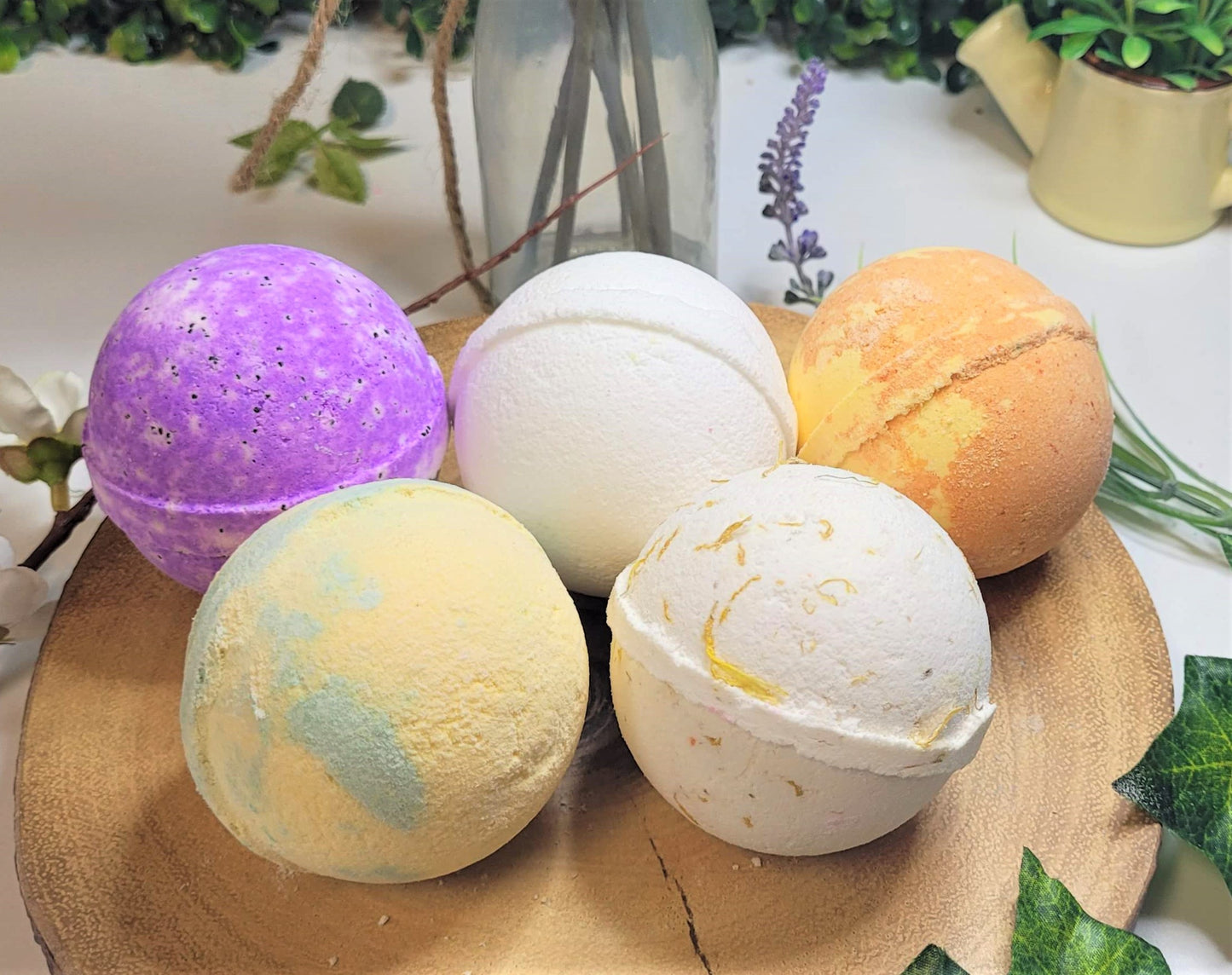 Medium Five Handmade Bath Bombs Subscription Box