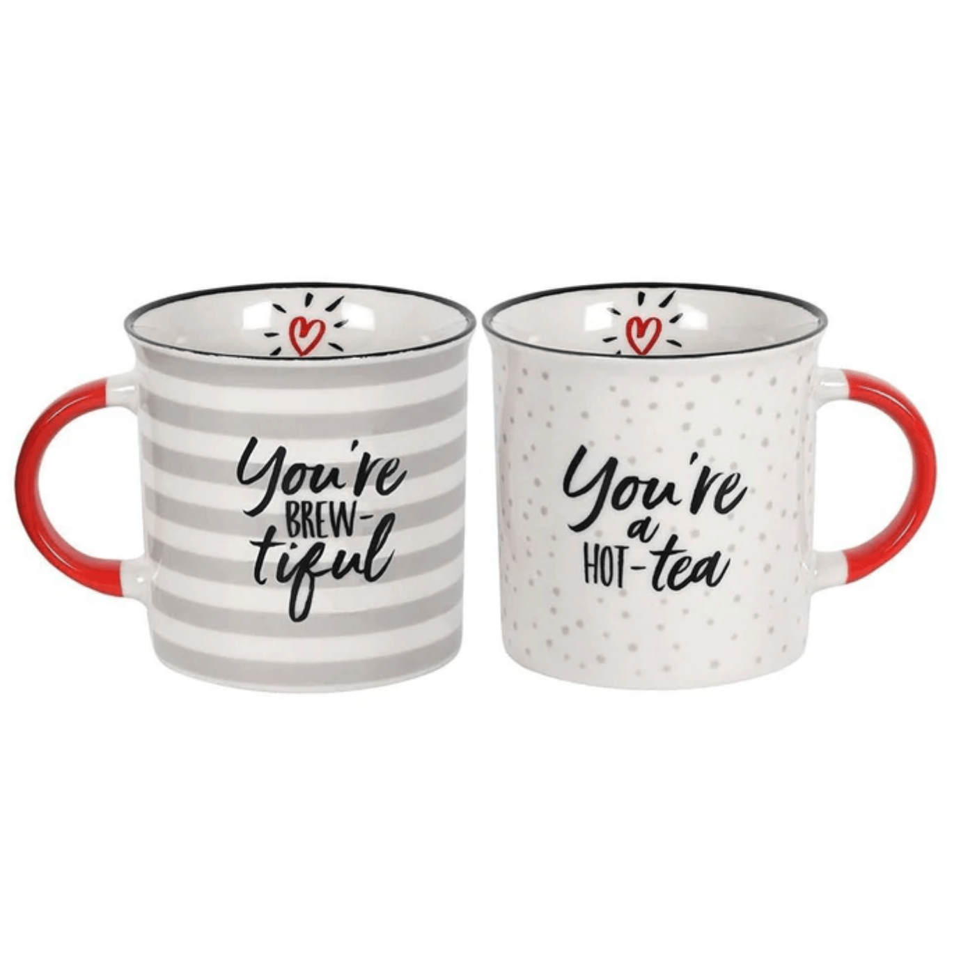 Brewtiful Mug Set You're a Hot - tea Microwave & Dishwasher safe Gift Set - Bath Indulgence
