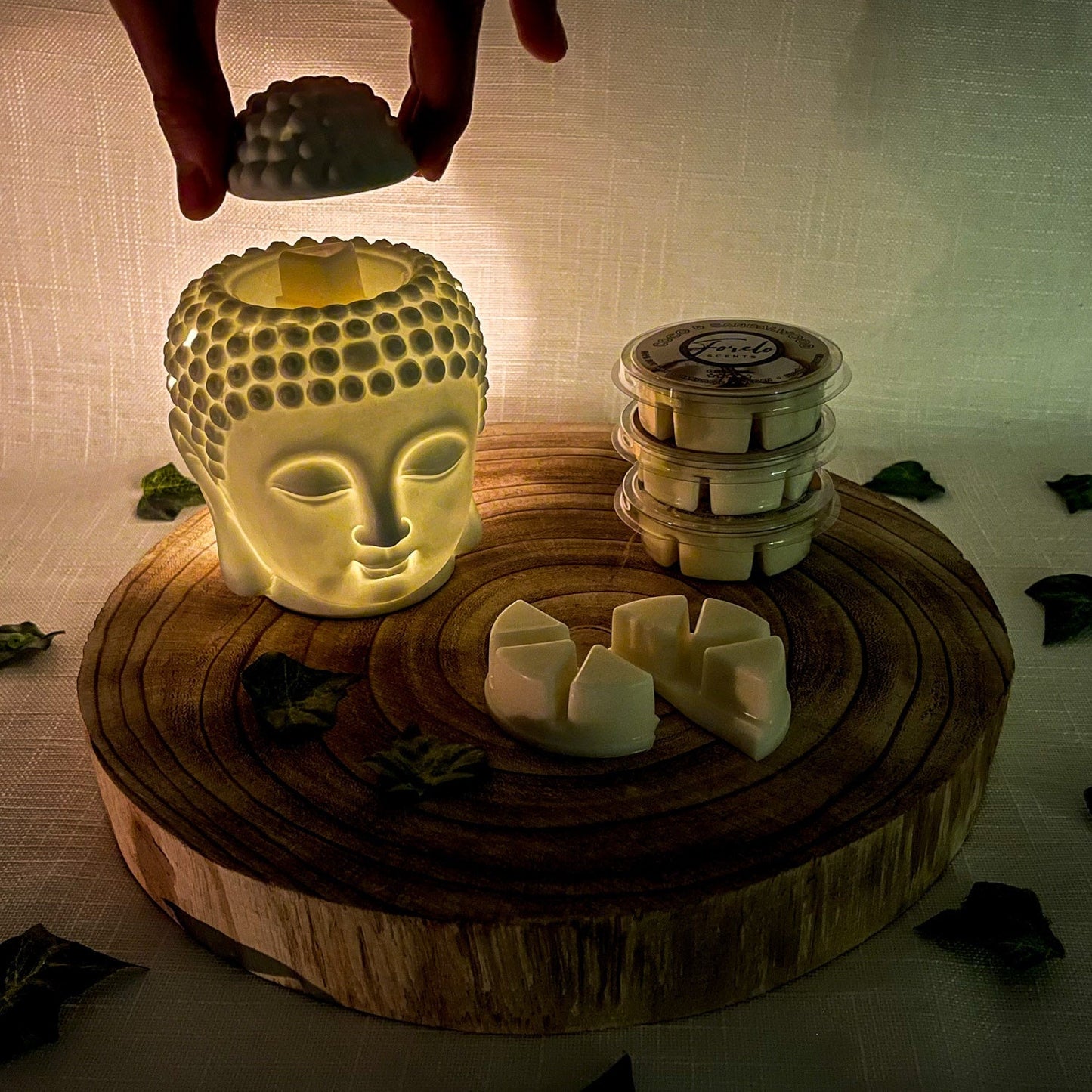 Buddha Burner & Wax Melt Bundle - Bath Indulgence