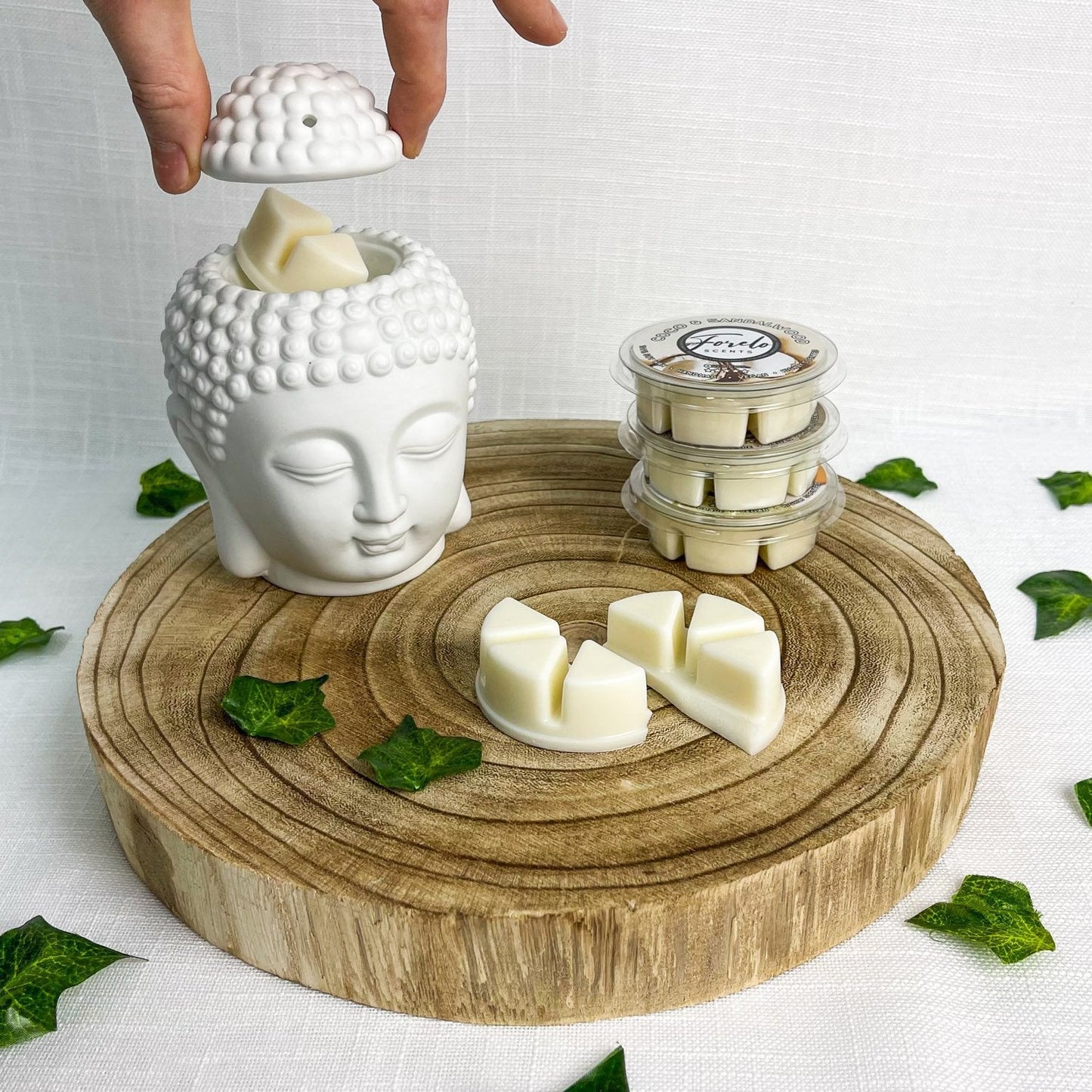 Buddha Burner & Wax Melt Bundle - Bath Indulgence