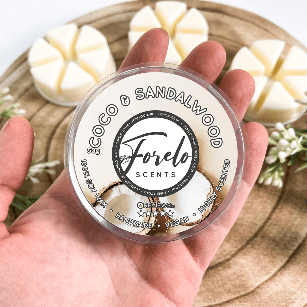 Coco & Sandalwood Soy Wax Melts - Bath Indulgence