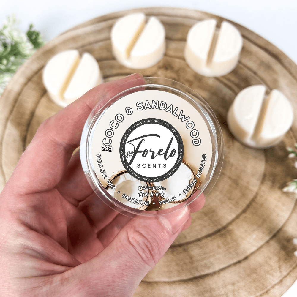 Coco & Sandalwood Soy Wax Melts - Bath Indulgence