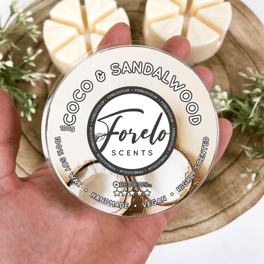 Coco & Sandalwood Soy Wax Melts - Bath Indulgence