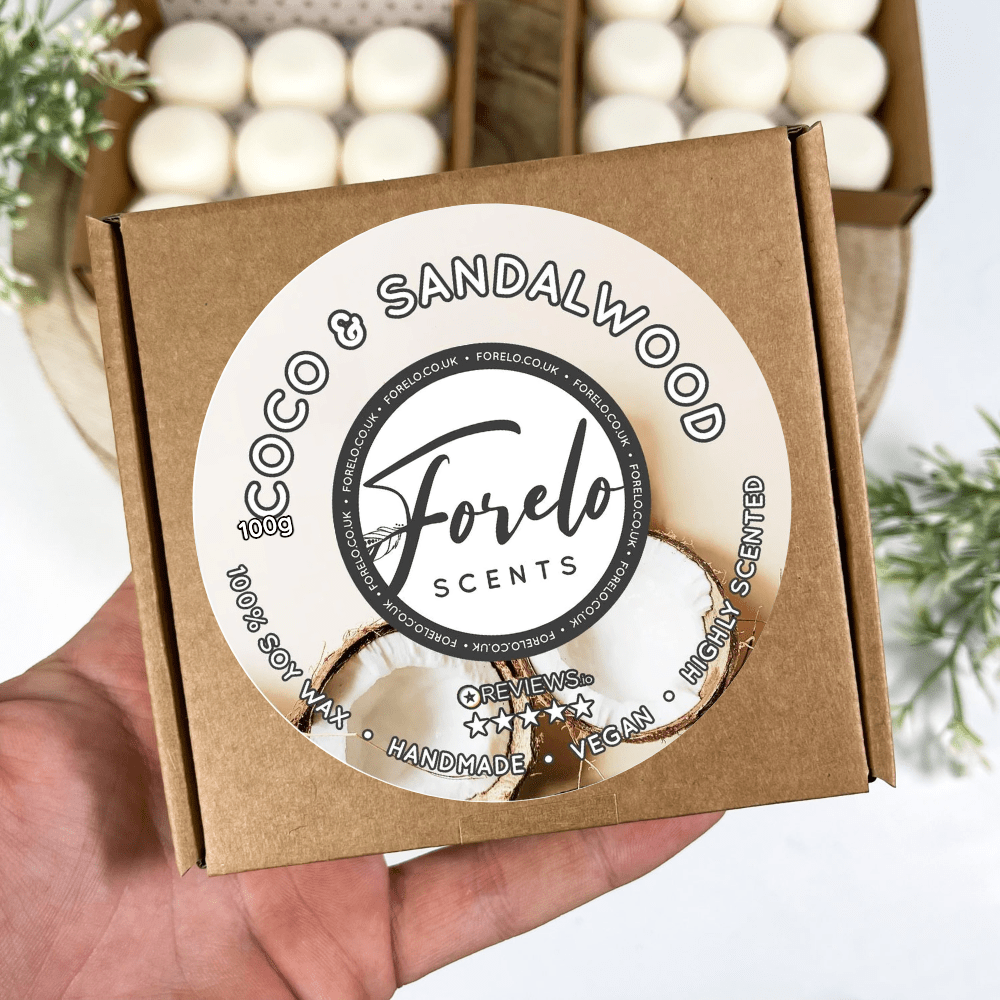 Coco & Sandalwood Soy Wax Melts - Bath Indulgence