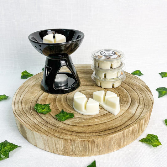 Deep Bowl Burner & Wax Melt Gift Set - Bath Indulgence