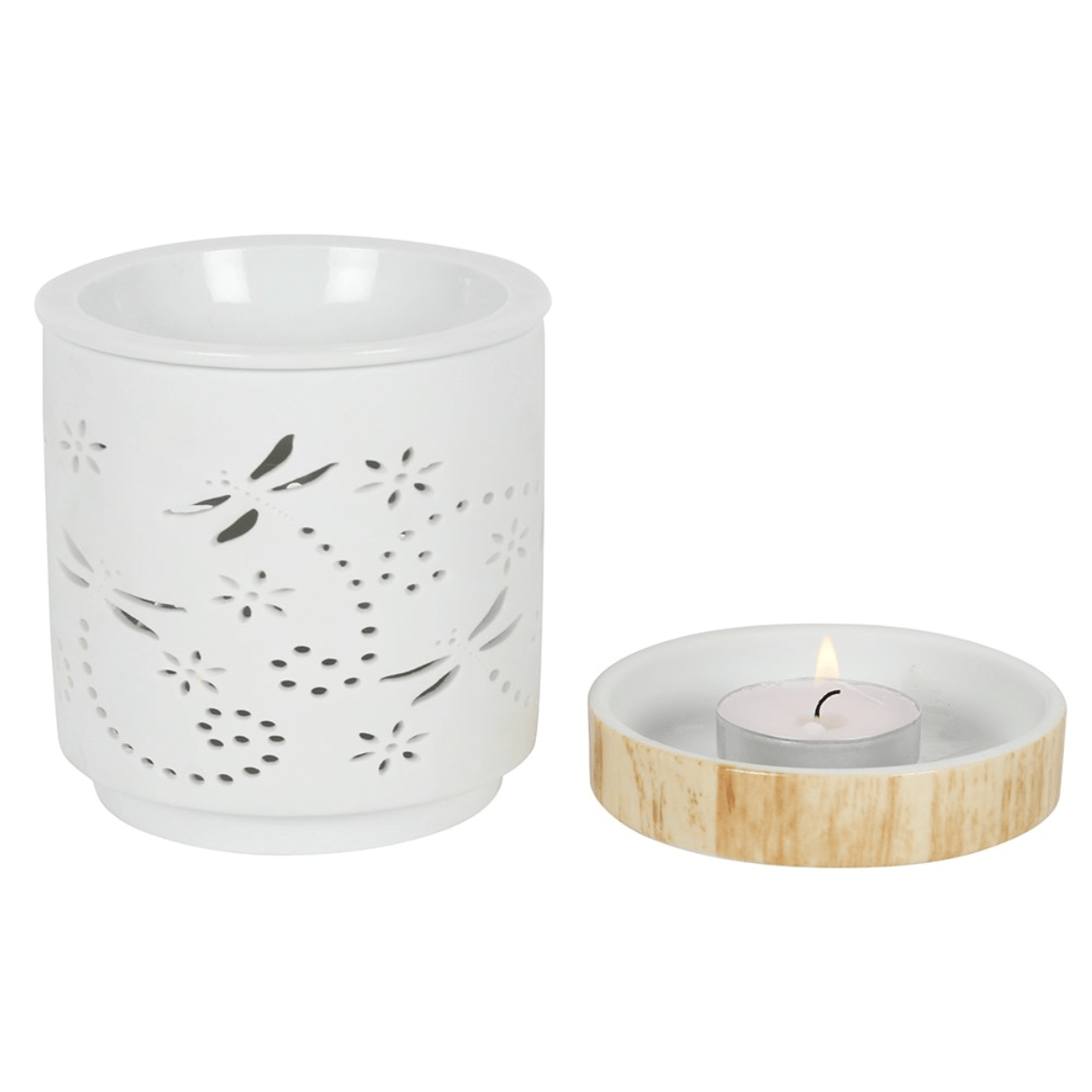 Dragonfly Burner & Wax Melt Bundle - Bath Indulgence