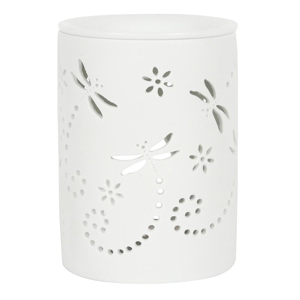 Dragonfly Tea Light Burner & Wax Melt Gift Set - Bath Indulgence