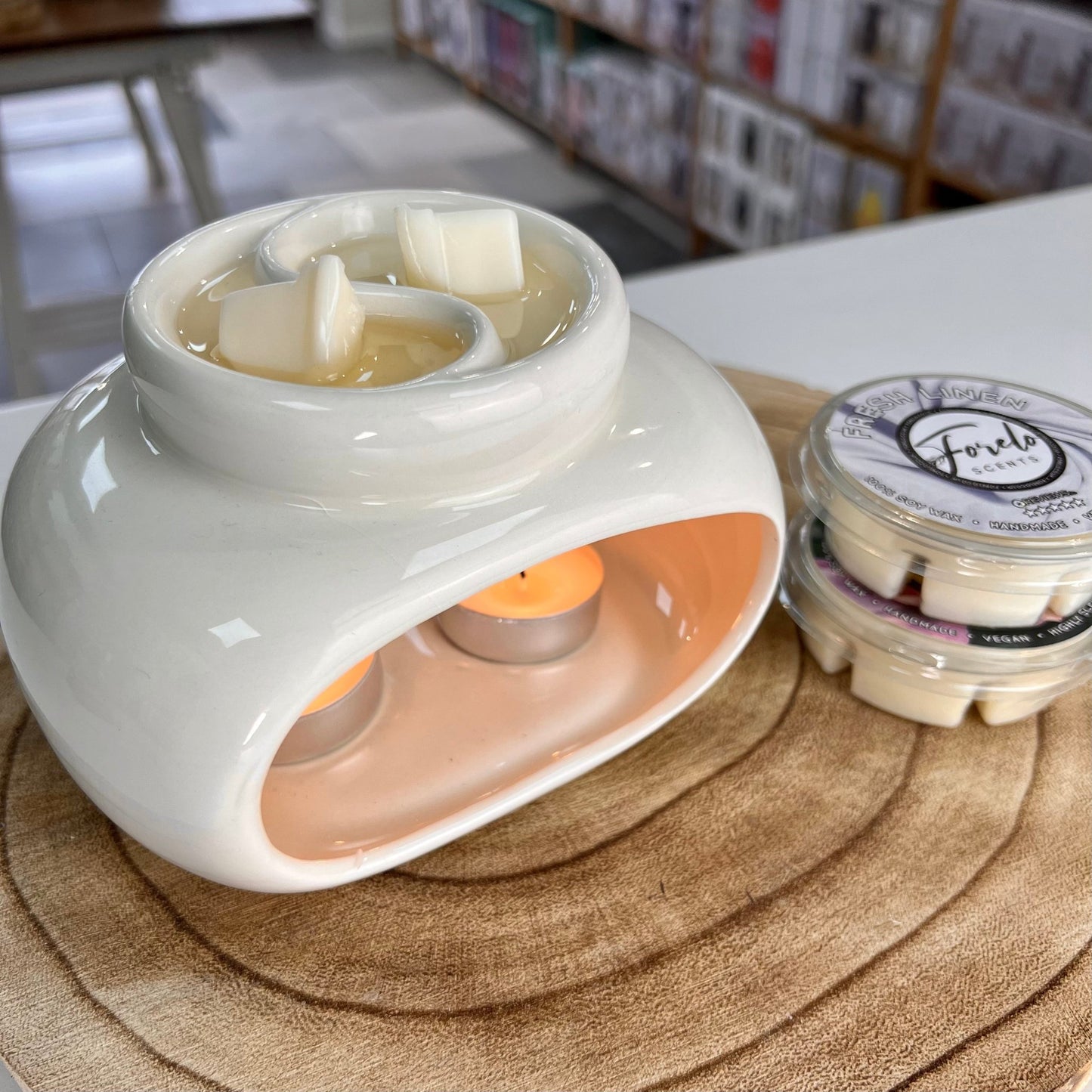 Dual Burner + 2 FREE WAX MELTS - Bath Indulgence