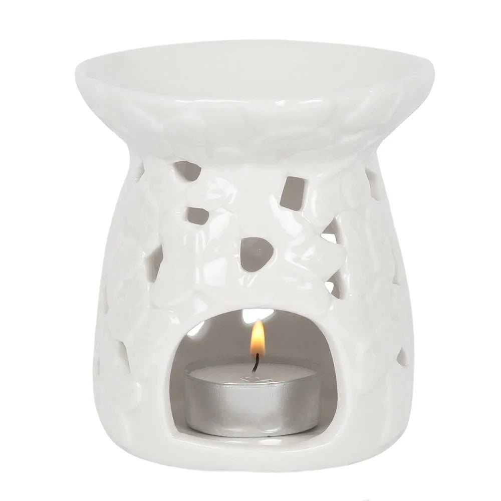 Embossed Butterfly Burner & Wax Melt Thank You Gift Set - Bath Indulgence